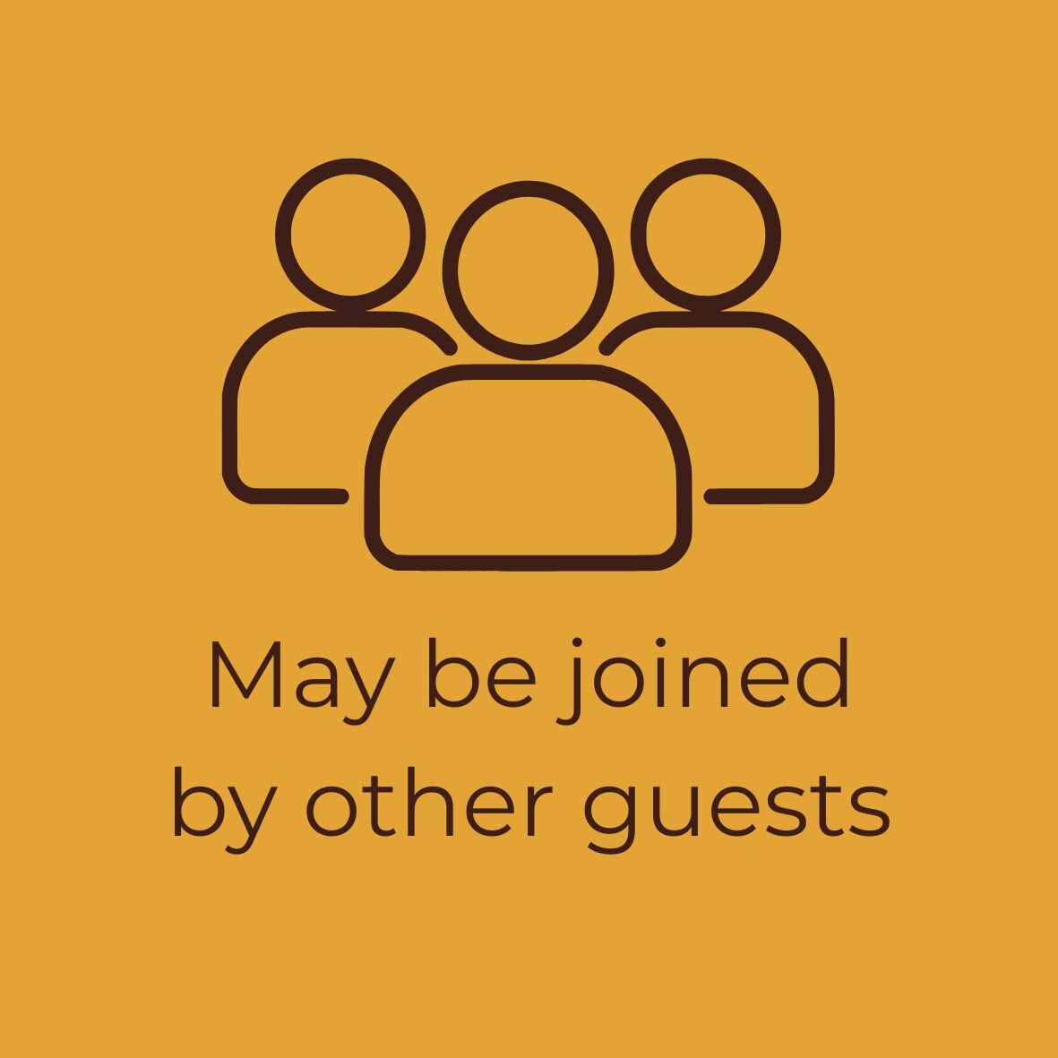 May be joined by other guests