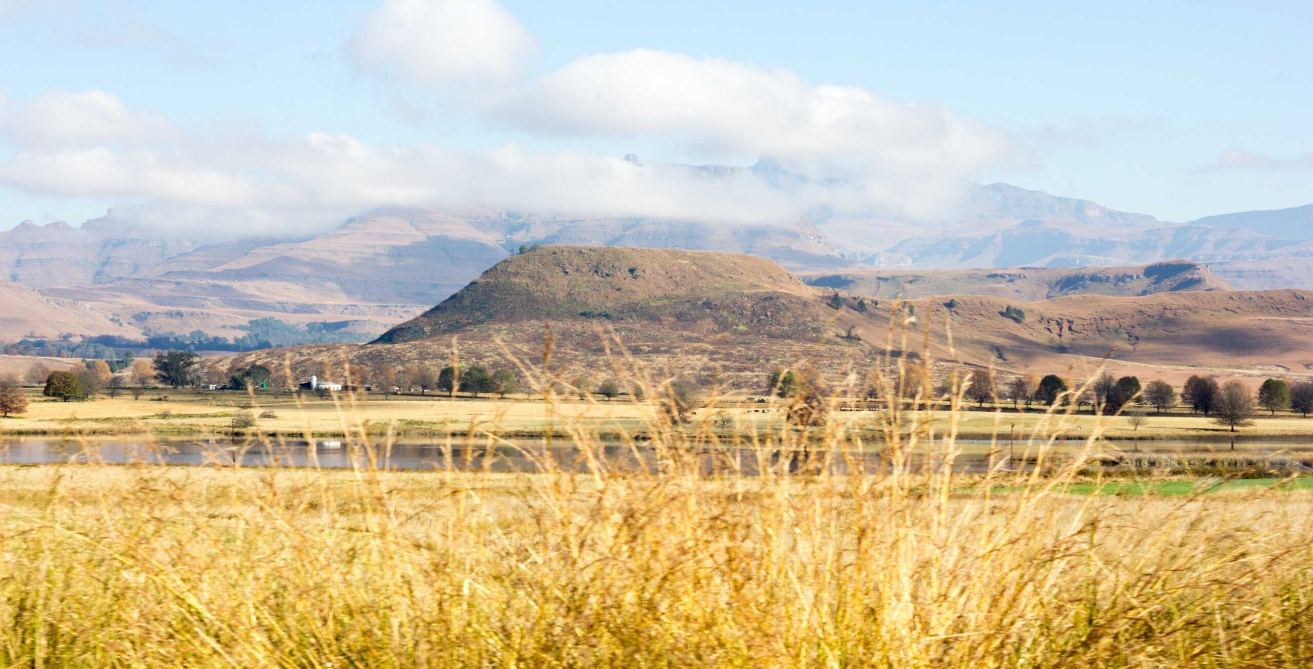 Drive to Underberg in southern Drakensberg