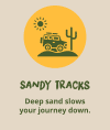 Sandy tracks can make short distances take longer in Botswana