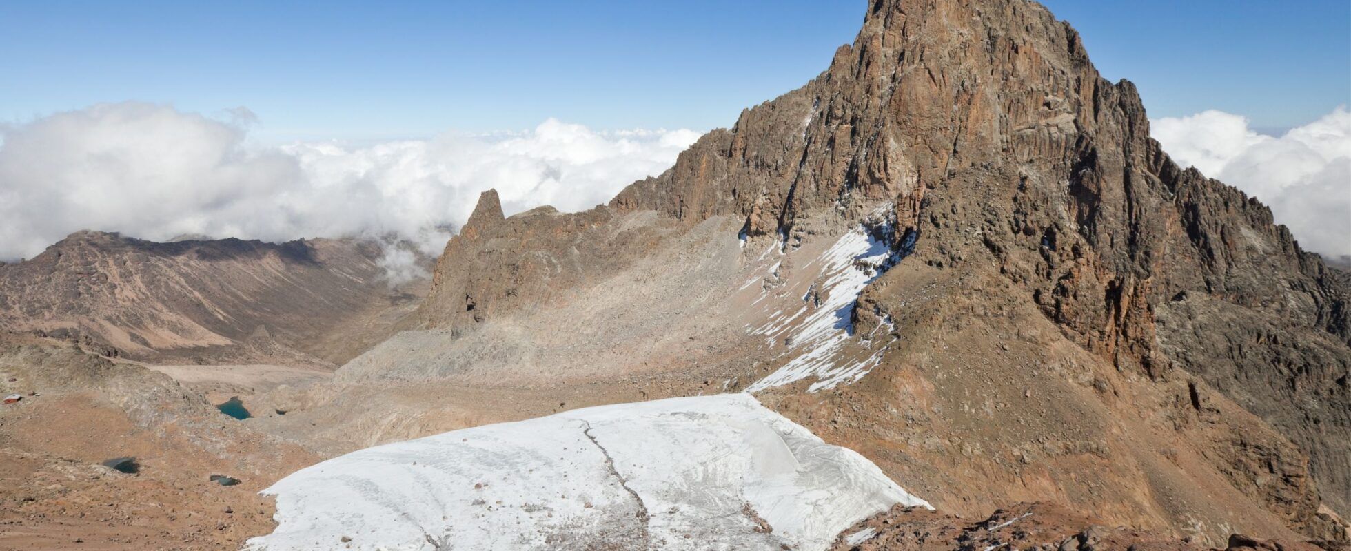 Trail leading up to Mount Kenya