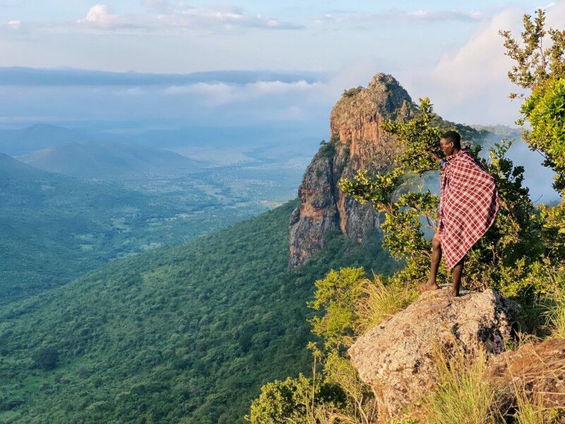 Hiking Mount Moroto