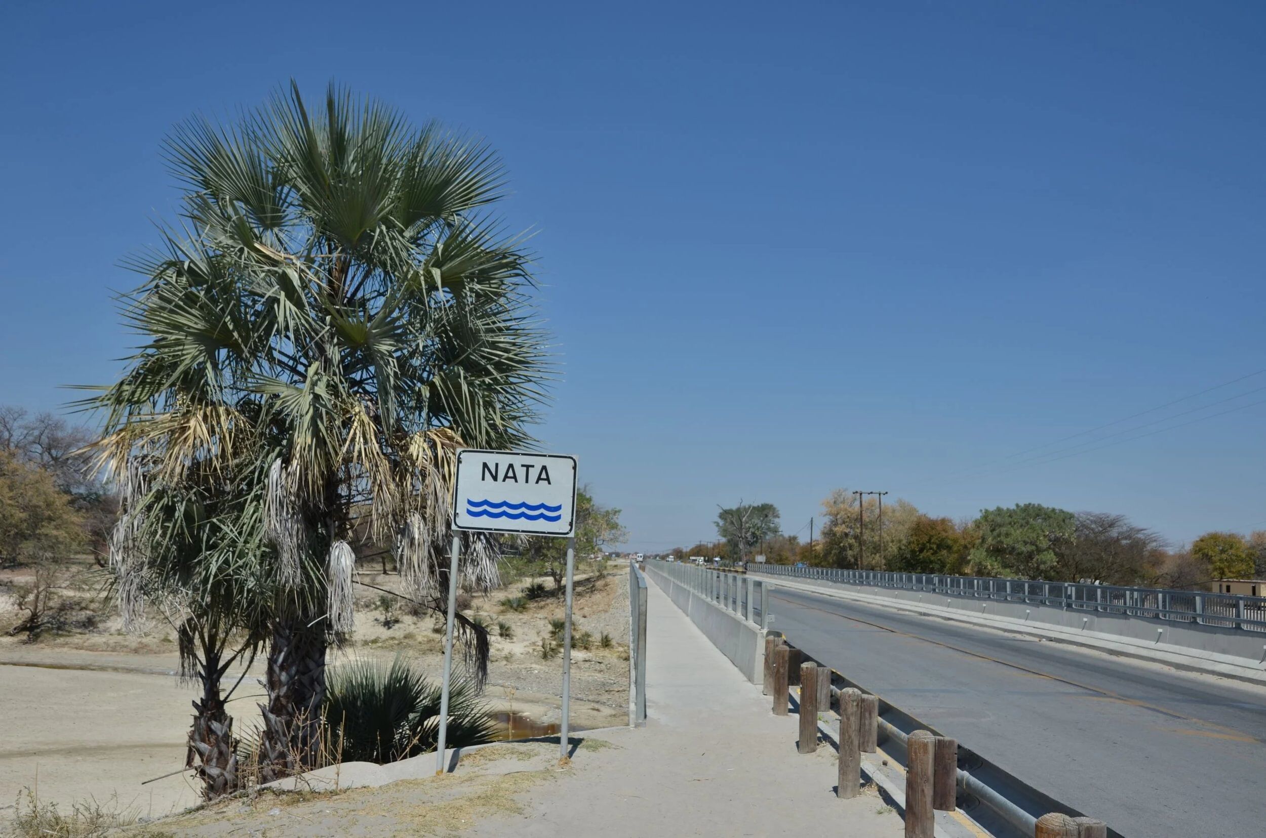 Drive from Boteti River to Nata