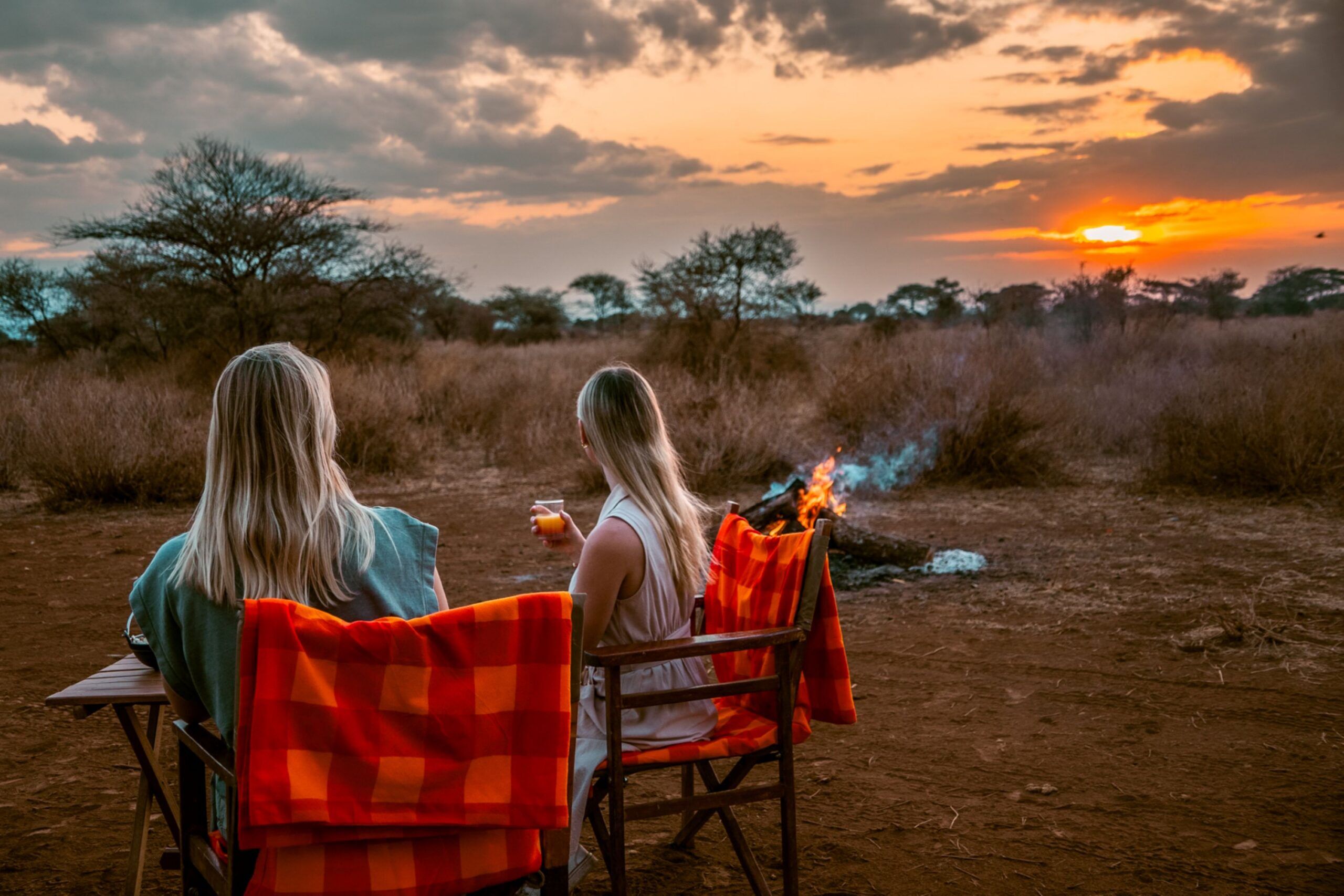 Sundowner at Tulia Amboseli