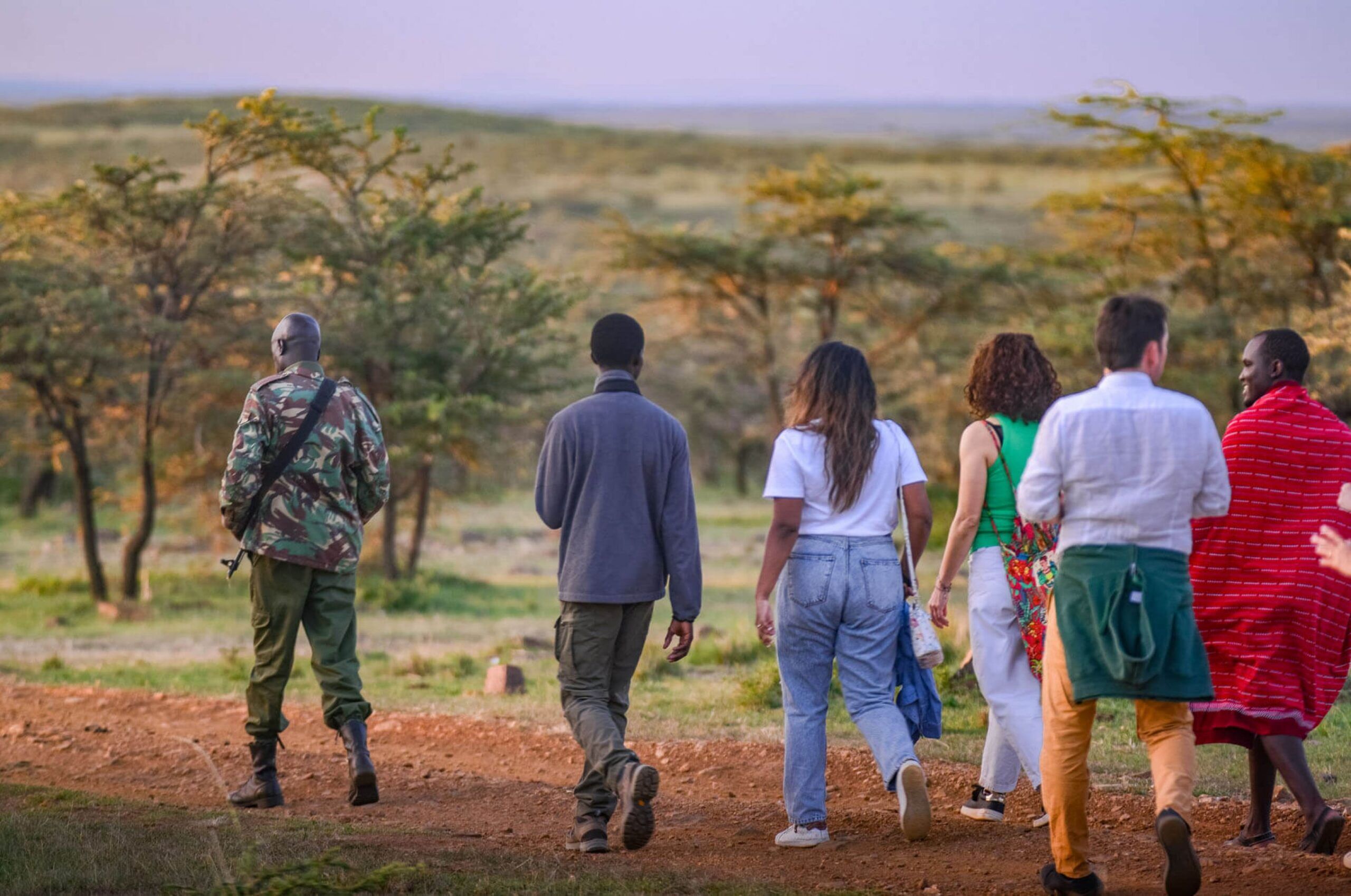 Walking safari at Zebra Plains